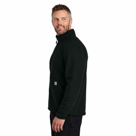 Carhartt CT106416 Textured Full-Zip Fleece Jacket - Black