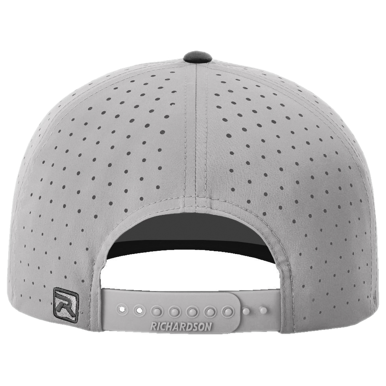 Richardson 632 Laser Perf R-Flex Snapback Cap - Grey/Grey/Black