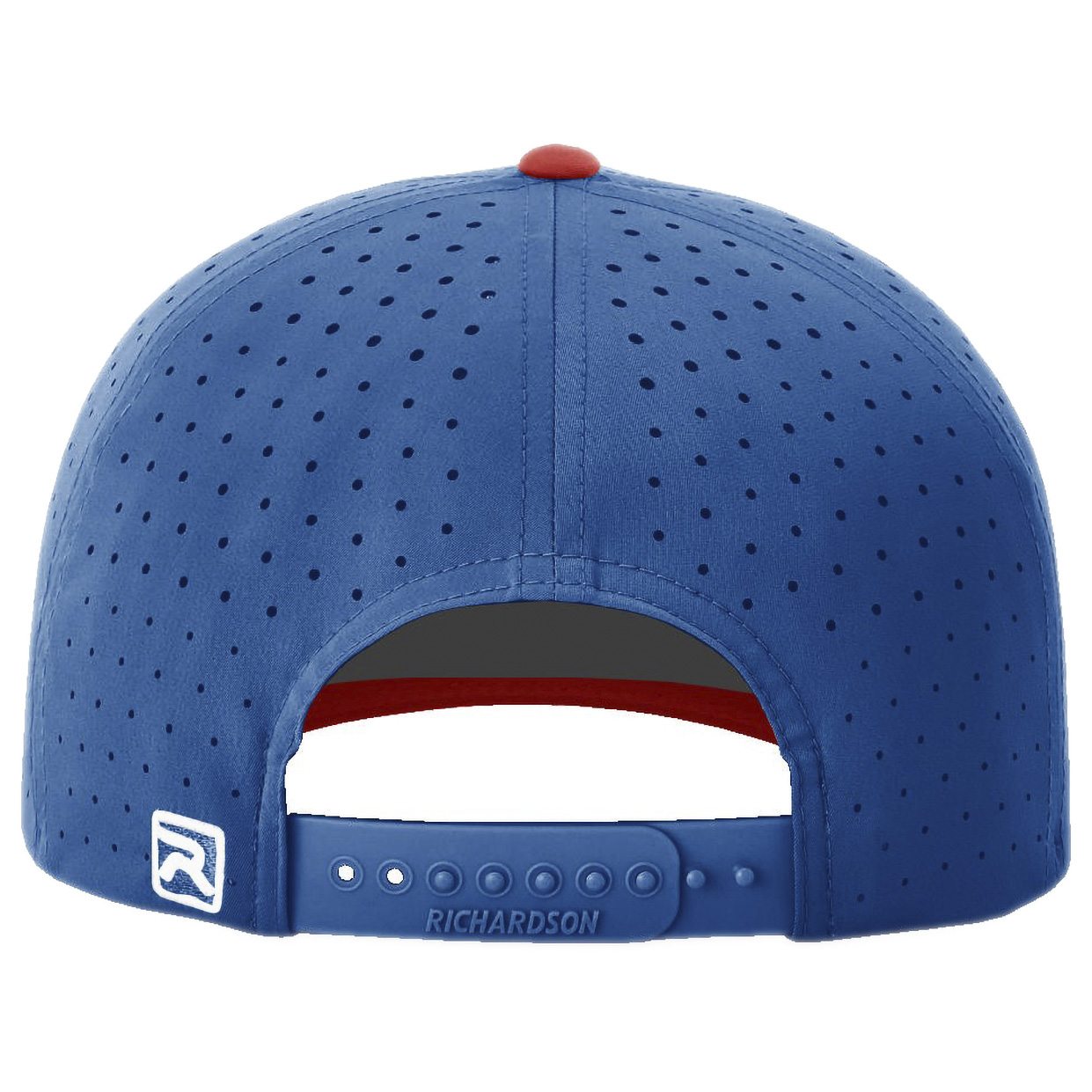 Richardson 632 Laser Perf R-Flex Snapback Cap - Royal/Royal/Red