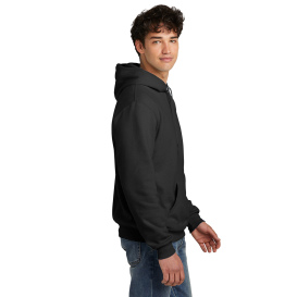 Jerzees 700M Eco Premium Blend Pullover Hooded Sweatshirt - Black Ink Heather