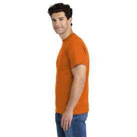 Gildan 8300 DryBlend Pocket T-Shirt - Safety Orange
