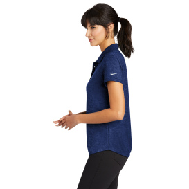 Nike 838961 Ladies Dri-FIT Crosshatch Polo - Old Royal/Marine