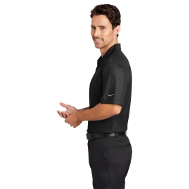 Nike 838964 Dri-FIT Embossed Tri-Blade Polo - Black
