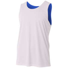 A4 A4NF1270 Sprint Reversible Mesh Tank - Royal/White