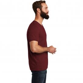 Allmade AL2014 Unisex Tri-Blend V-Neck Tee - Vino Red
