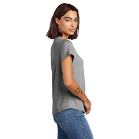 Allmade AL2015 Women's Relaxed Tri-Blend Scoop Neck Tee - Aluminum Grey