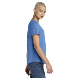 Allmade AL2015 Women\'s Relaxed Tri-Blend Scoop Neck Tee - Azure Blue