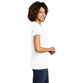 Allmade AL2018 Women's Tri-Blend V-Neck Tee - Bright White