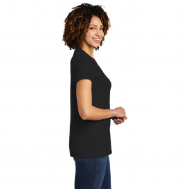 Allmade AL2018 Women\'s Tri-Blend V-Neck Tee - Deep Black