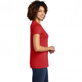 Allmade AL2018 Women's Tri-Blend V-Neck Tee - Rise Up Red