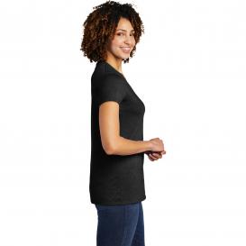 Allmade AL2018 Women's Tri-Blend V-Neck Tee - Space Black