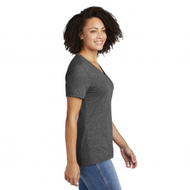 Allmade AL2303 Women\'s Recycled Blend V-Neck Tee - Reloaded Charcoal Heather