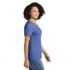 Allmade AL2303 Women's Recycled Blend V-Neck Tee - Reused Royal Heather