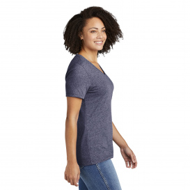 Allmade AL2303 Women's Recycled Blend V-Neck Tee - Salvaged Navy Heather