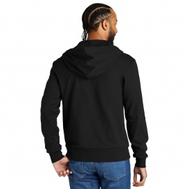 Allmade AL4002 Unisex Organic French Terry Full-Zip Hoodie - Deep Black