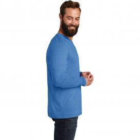Allmade AL6004 Unisex Tri-Blend Long Sleeve Tee - Azure Blue