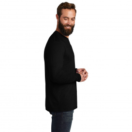 Allmade AL6004 Unisex Tri-Blend Long Sleeve Tee - Deep Black