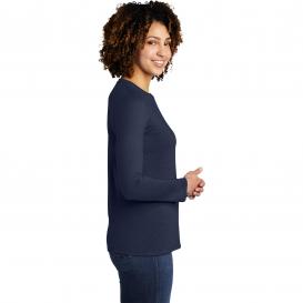 Allmade AL6008 Women\'s Tri-Blend Long Sleeve Tee - Rebel Blue