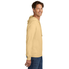 Allmade AL6305 Unisex Mineral Dye Organic Cotton Hoodie Tee - Golden Wheat