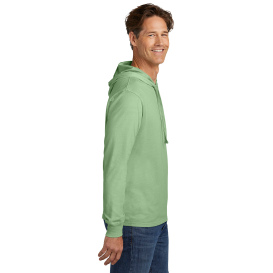 Allmade AL6305 Unisex Mineral Dye Organic Cotton Hoodie Tee - Lichen Green