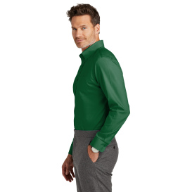 Brooks Brothers BB18002 Wrinkle-Free Stretch Nailhead Shirt - Club Green