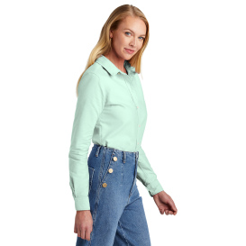 Brooks Brothers BB18005 Women\'s Casual Oxford Cloth Shirt - Soft Mint
