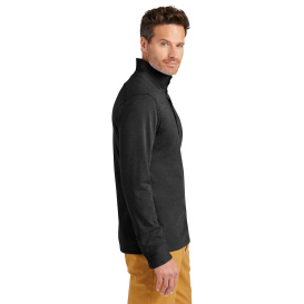 Brooks Brothers BB18202 Mid-Layer Stretch 1/2-Button - Windsor Grey Heather