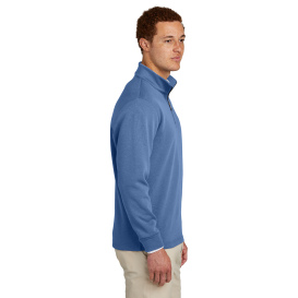 Brooks Brothers BB18206 Double-Knit 1/4 Zip - Charter Blue | Full Source