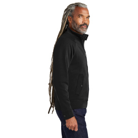 Brooks Brothers BB18210 Double Knit Full-Zip - Deep Black