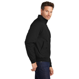 Brooks Brothers BB18604 Bomber Jacket - Deep Black