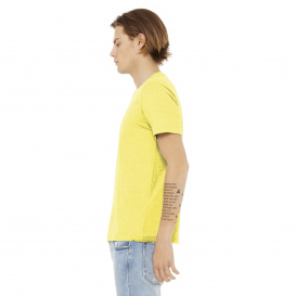 Bella + Canvas BC3001CVC Unisex Heather CVC Short Sleeve Tee - Heather Yellow