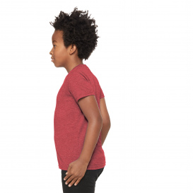 Bella + Canvas BC3001CVC Youth Heather CVC Tee - Heather Red