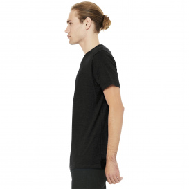 Bella + Canvas BC3005CVC Unisex Heather CVC V-Neck Tee - Black Heather