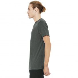 Bella + Canvas BC3005CVC Unisex Heather CVC V-Neck Tee - Deep Heather