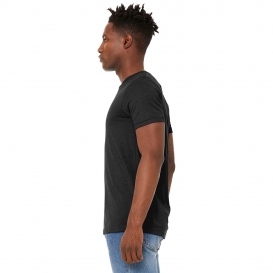 Bella + Canvas 3301 Unisex Sueded Tee - Black Heather