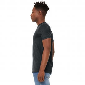 Bella + Canvas 3301 Unisex Sueded Tee - Dark Grey Heather