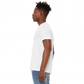 Bella + Canvas 3301 Unisex Sueded Tee - Solid White Blend