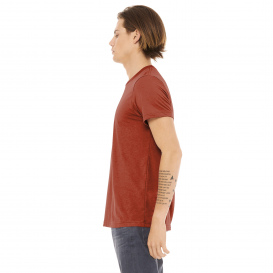 Bella + Canvas BC3413 Unisex Triblend Short Sleeve Tee - Brick Triblend