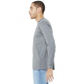 Bella + Canvas BC3501CVC Unisex Heather CVC Long Sleeve Tee - Athletic Heather