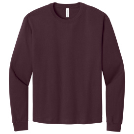Bella + Canvas BC3511 Unisex 6-Ounce Heavyweight Long Sleeve Tee - Maroon
