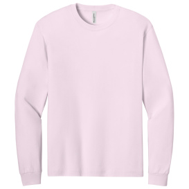 Bella + Canvas BC3511 Unisex 6-Ounce Heavyweight Long Sleeve Tee - Soft Pink