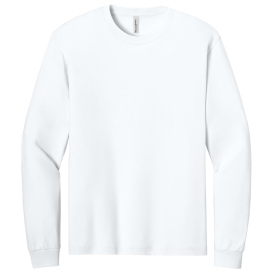 Bella + Canvas BC3511 Unisex 6-Ounce Heavyweight Long Sleeve Tee - White