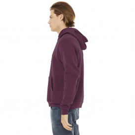 Bella + Canvas BC3719 Unisex Sponge Fleece Pullover Hoodie - Maroon