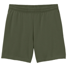 Bella + Canvas BC3787 Women\'s Cutoff Sweatshorts - Military Green