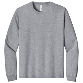 Bella + Canvas BC4651 Unisex 7.5-Ounce Heavyweight Long Sleeve Tee - Athletic Heather