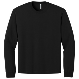 Bella + Canvas BC4651 Unisex 7.5-Ounce Heavyweight Long Sleeve Tee - Black