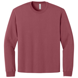 Bella + Canvas BC4651 Unisex 7.5-Ounce Heavyweight Long Sleeve Tee - Vintage Red