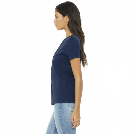 Bella + Canvas BC6400 Women\'s Relaxed Jersey Short Sleeve Tee - Navy