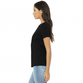 Bella + Canvas BC6413 Women\'s Relaxed Triblend Tee - Solid Black Triblend