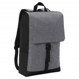 Port Authority BG219 Access Rucksack - Heather Grey/Black